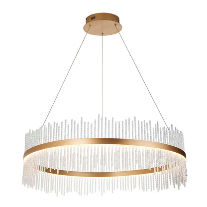Virbrook Extra Large Gold LED Pendant Ceiling Light