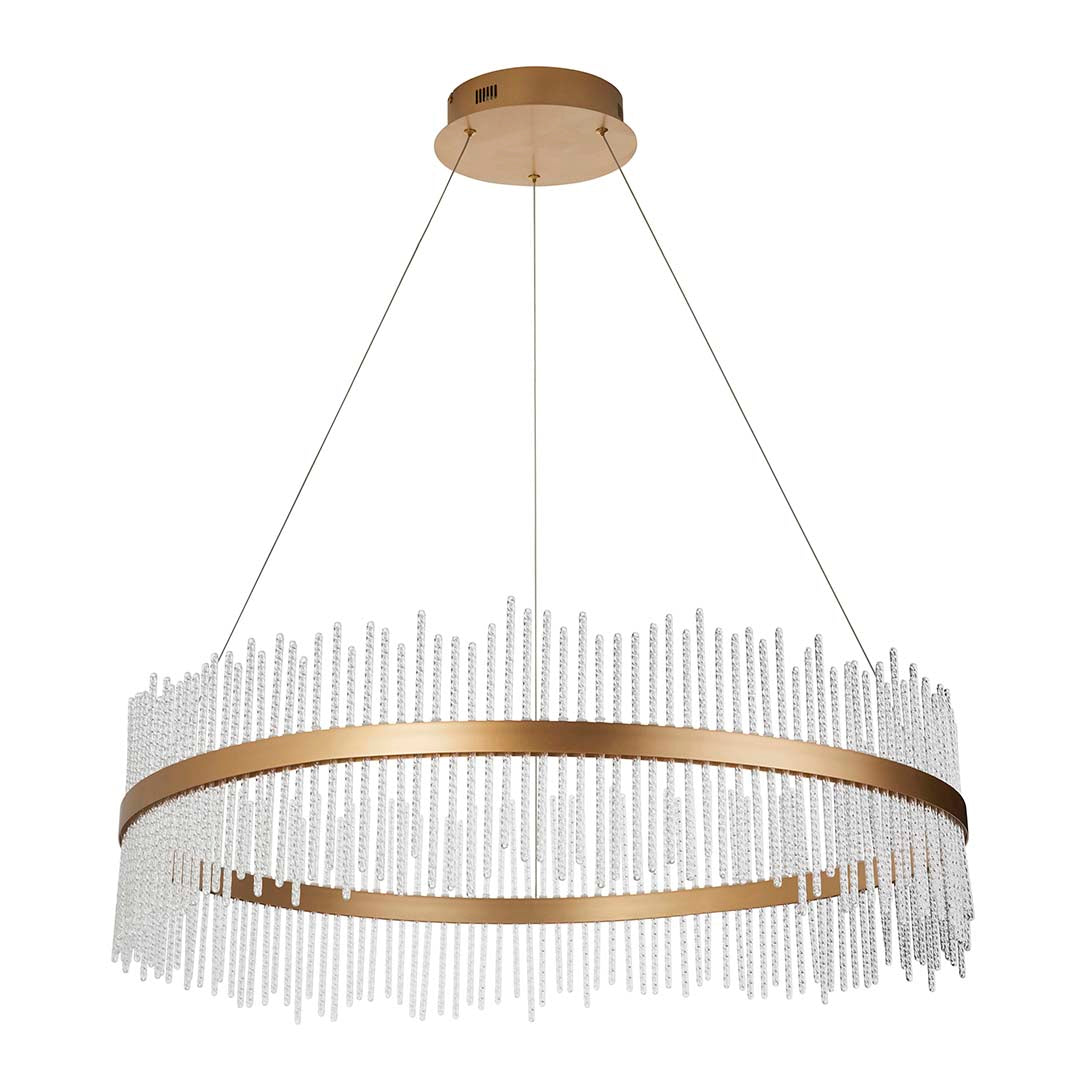 Virbrook Extra Large Gold LED Pendant Ceiling Light