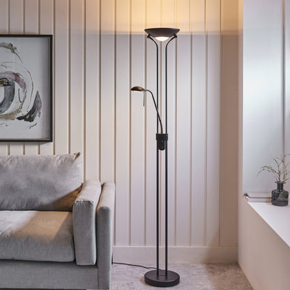 Rome Mother & Child Floor Lamp Matt Black