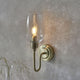 Stourton Antique Brass & Glass Wall Light