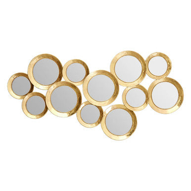 Gold Finish Wall Mirror