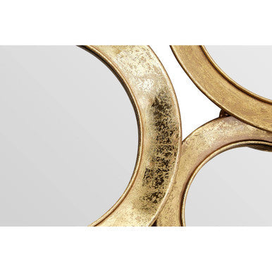Gold Finish Wall Mirror
