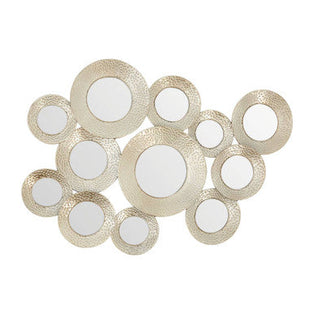 Hammered Silver Wall Mirror