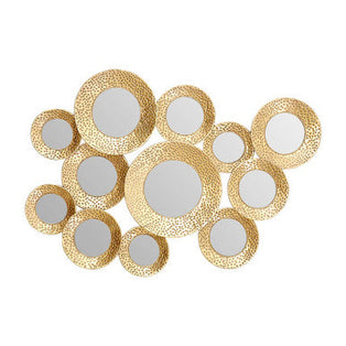 Hammered Gold Wall Mirror