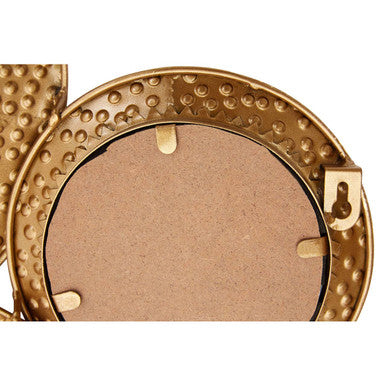 Hammered Gold Wall Mirror