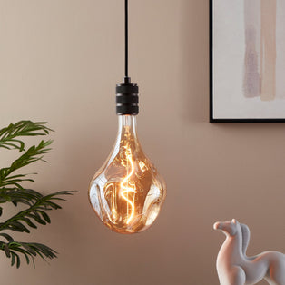 Distorded Bulb LED E27 Amber