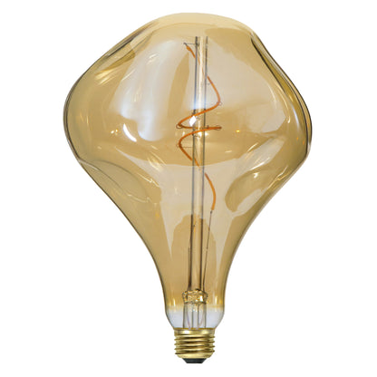 Distorted Bulb LED E27 Amber