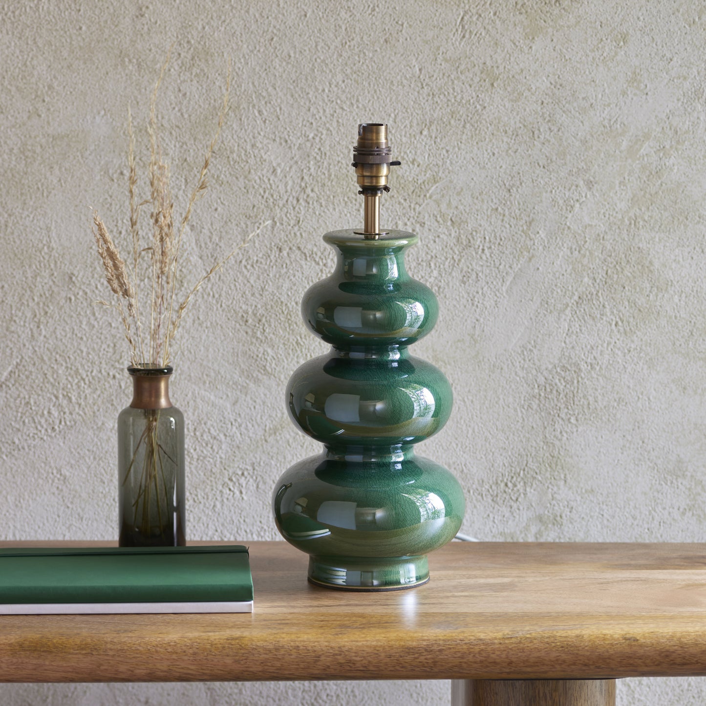 Monroe Table Lamp Base - Green Glaze