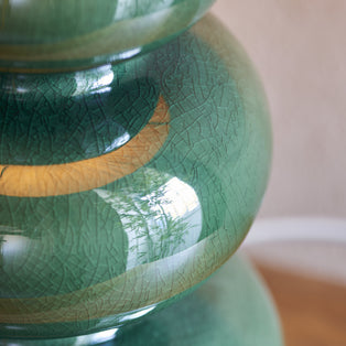 Monroe Table Lamp Base - Green Glaze