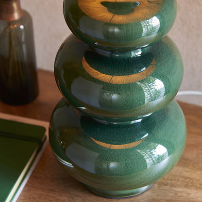Monroe Table Lamp Base - Green Glaze