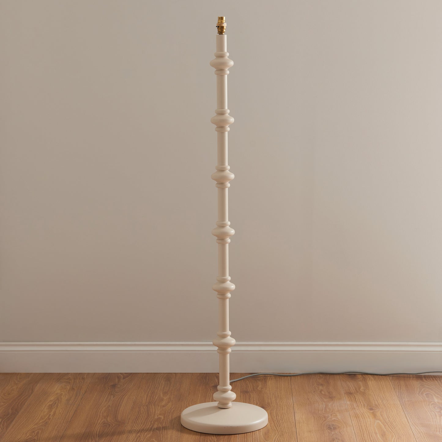 Carnaby Floor Lamp Base - Almond White