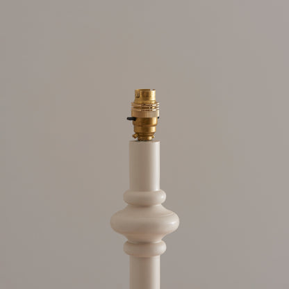 Carnaby Floor Lamp Base - Almond White