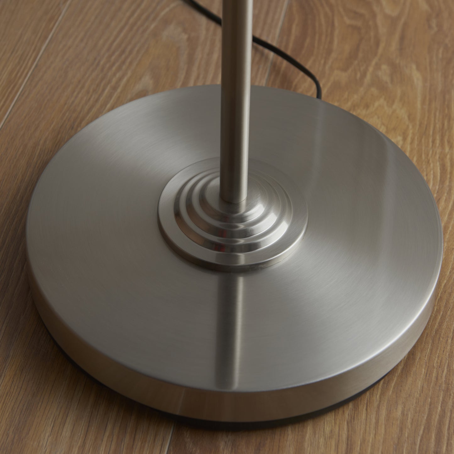Highclere 1 Light Floor Lamp Brushed Chrome