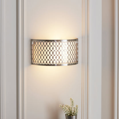 Cordero 2 Light Wall Light Satin Nickel