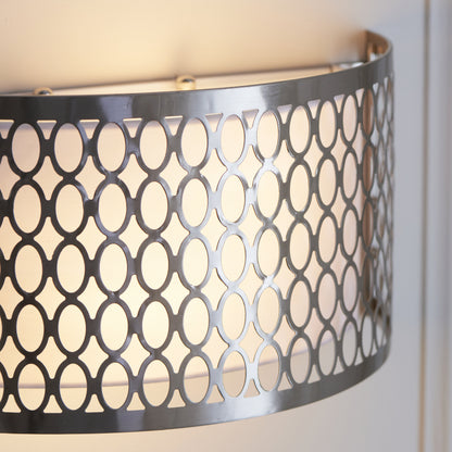 Cordero 2 Light Wall Light Satin Nickel