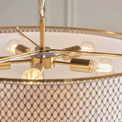 Cordero 5 Light Pendant Grand Gold
