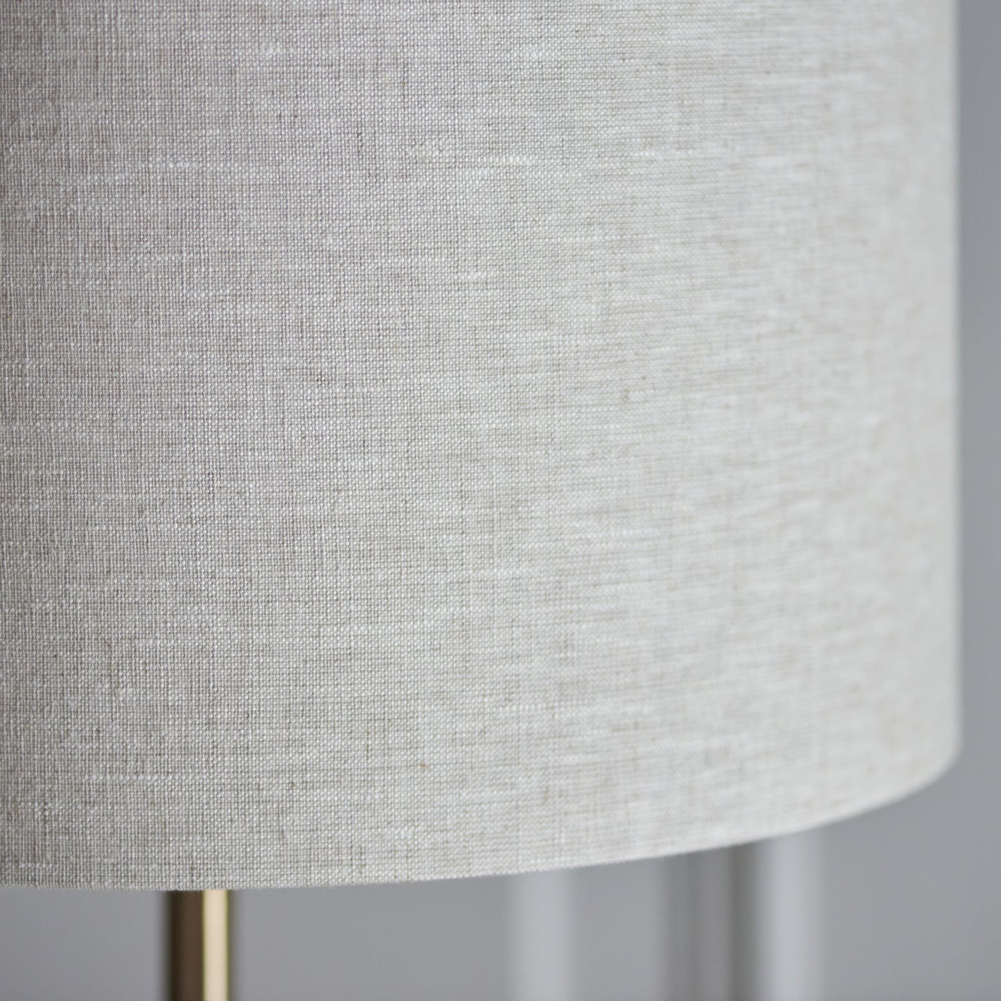 Highclere 1 Light Floor Lamp - Vintage Brass