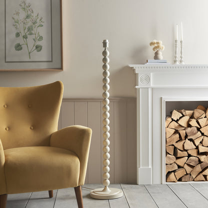 Higgledy Floor Lamp Base - Almond White