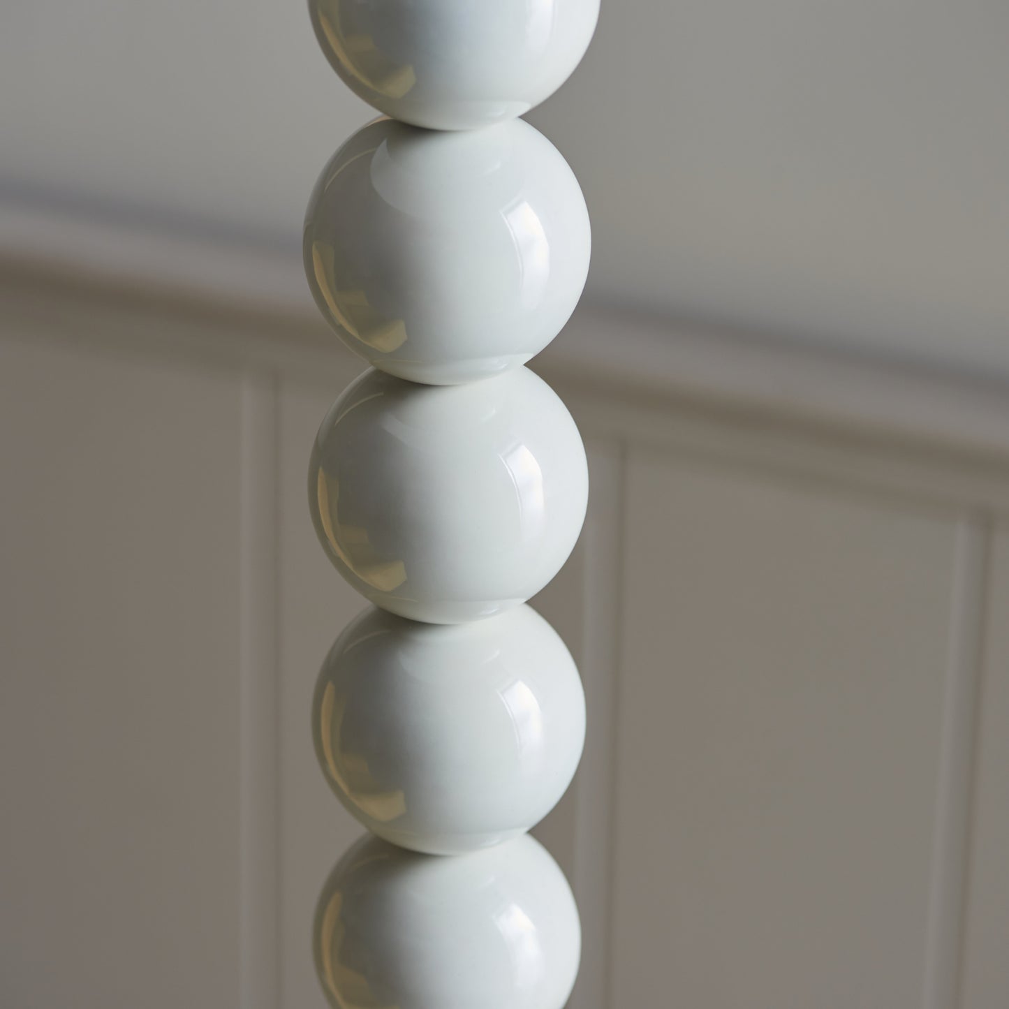 Higgledy Floor Lamp Base - Almond White