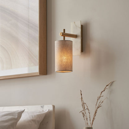 Castello Tall Antique Brass Wall Light