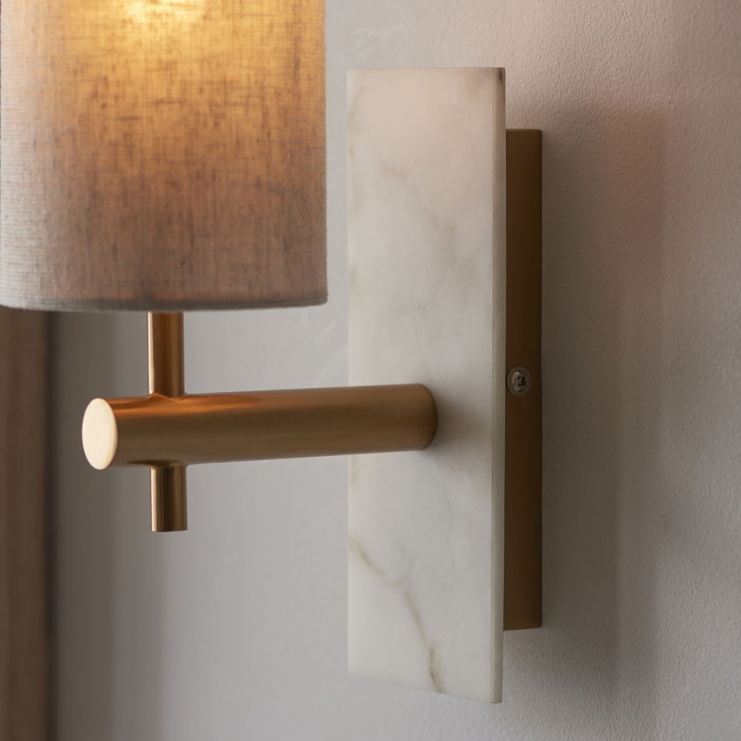 Castello Tall Antique Brass Wall Light