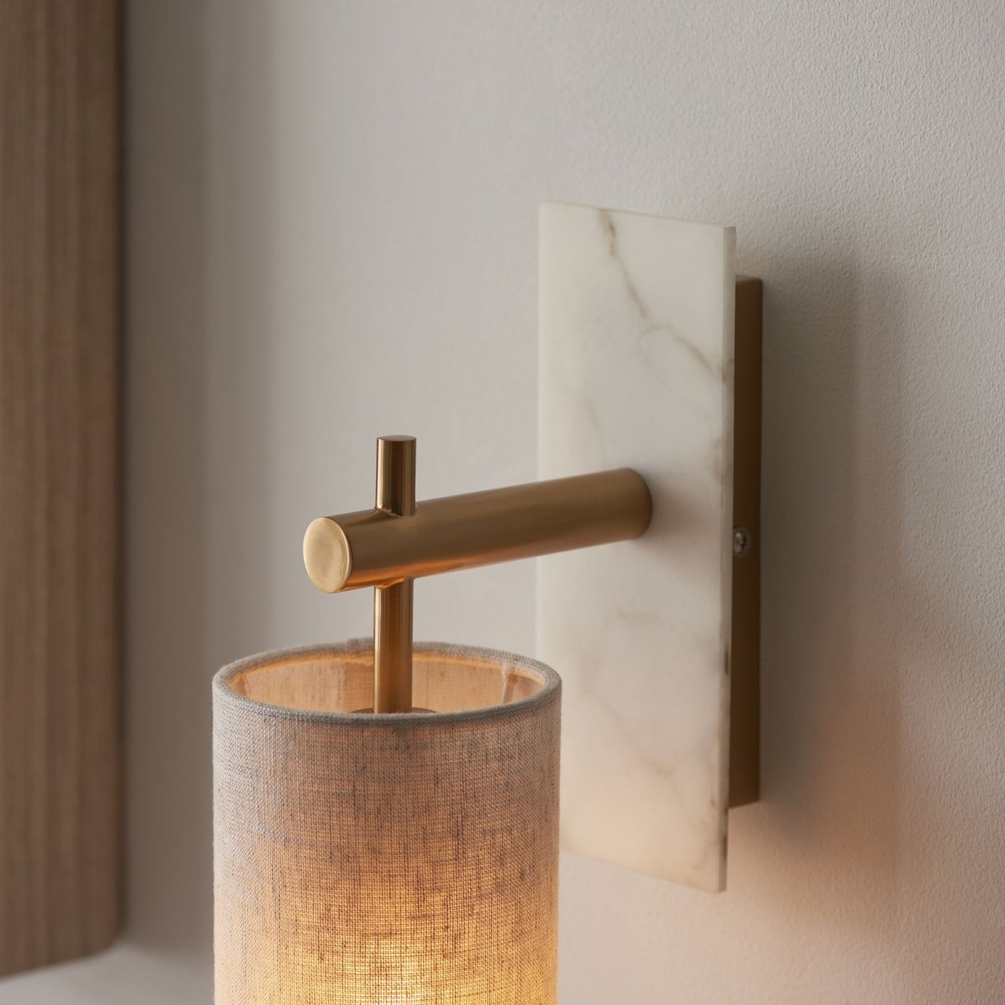 Castello Tall Antique Brass Wall Light