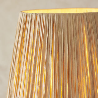 Wriggle Floor Lamp Black Raffia