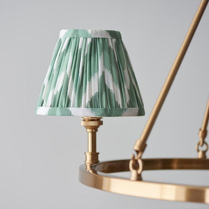Chester & Zigzag 3 Light Brass Pendant Ceiling Light