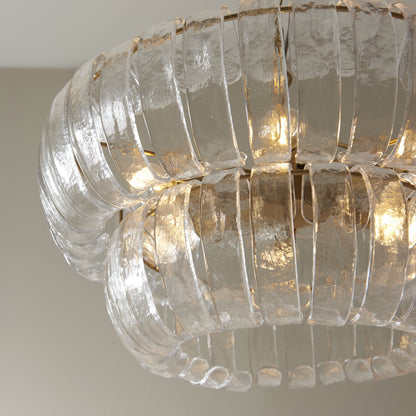 Montrose 6 Light Pendant Brushed Aged Brass