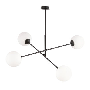 Linear 4 Light Pendant Black & White