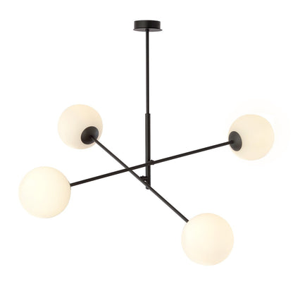 Linear 4 Light Pendant Black & White