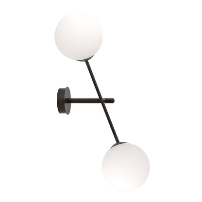 Linear 2 Light Wall Light Black & White