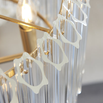 Valentina 5 Light Pendant Brushed Aged Brass