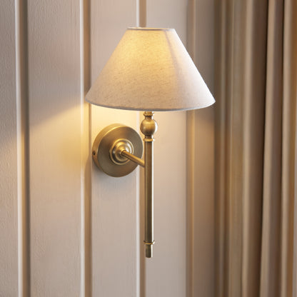 Lille Wall Light Antique Brass
