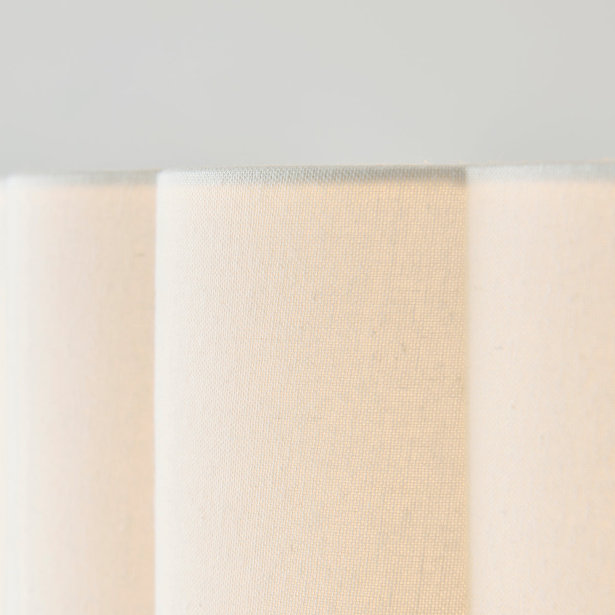 Serene 3 Light Aged Brass & White Cotton Pendant Ceiling Light