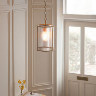 Ridgeton Single Pendant Antique Brass