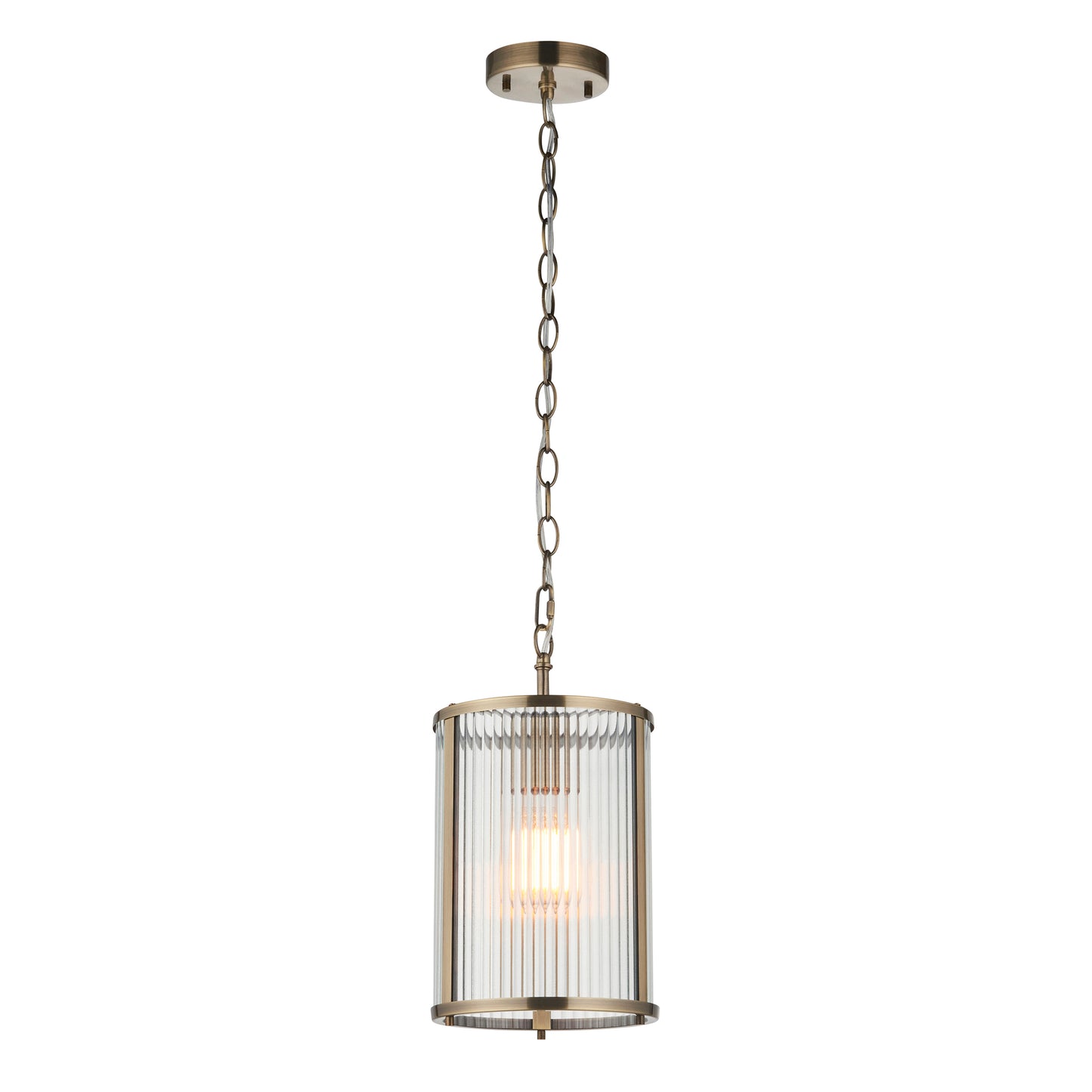 Ridgeton Single Pendant Antique Brass