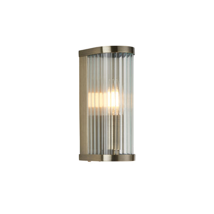 Ridgeton Single Wall Light Antique Brass
