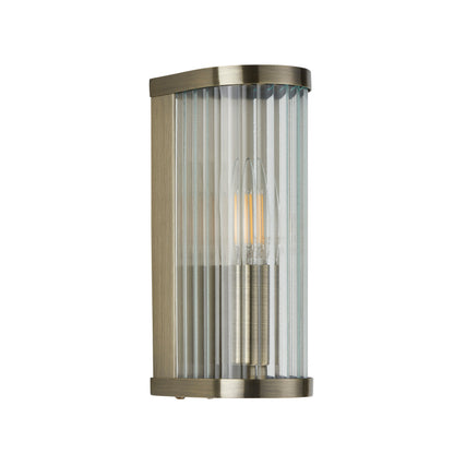 Ridgeton Single Wall Light Antique Brass