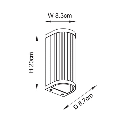 Ridgeton Single Wall Light Antique Brass