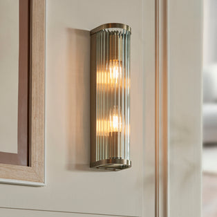 Ridgeton 2 Light Wall Light Antique Brass