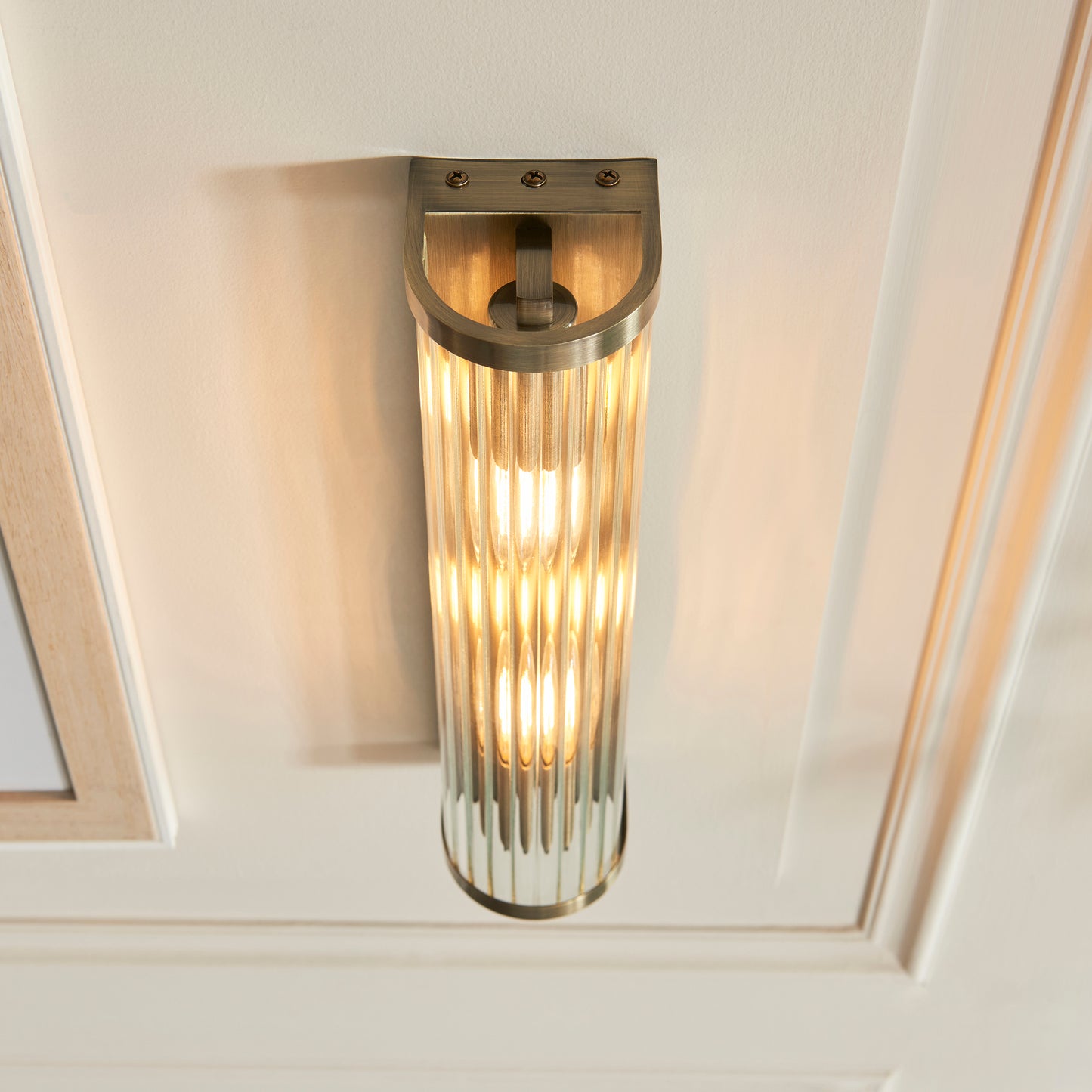 Ridgeton 2 Light Wall Light Antique Brass