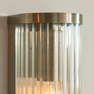 Ridgeton 2 Light Wall Light Antique Brass
