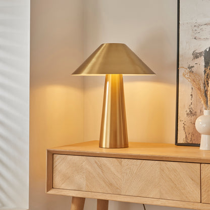 Isak Aged Brass Table Lamp