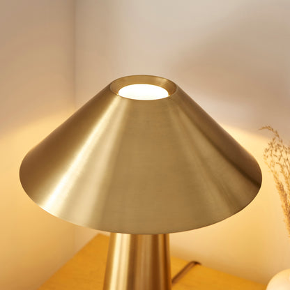 Isak Aged Brass Table Lamp
