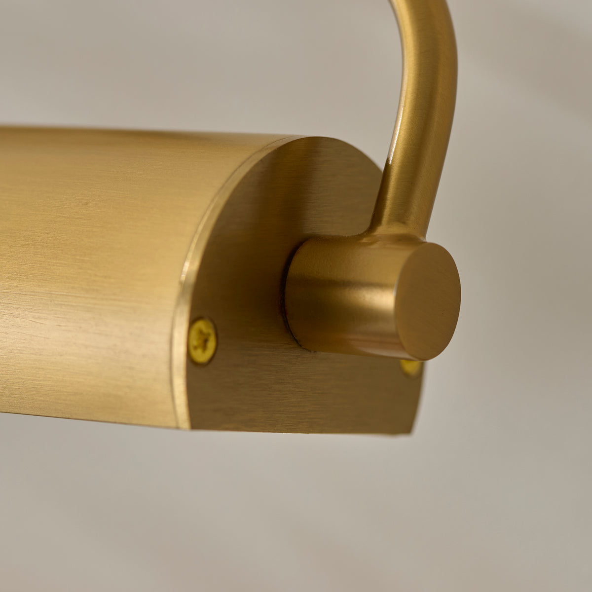 Nantes Warm Brass Rechargeable Picture Light