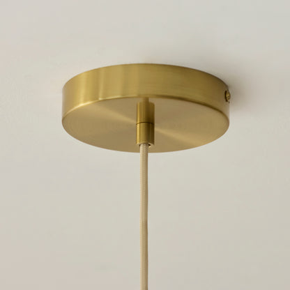 Noah Cream Cotton Cord Pendant Ceiling Light