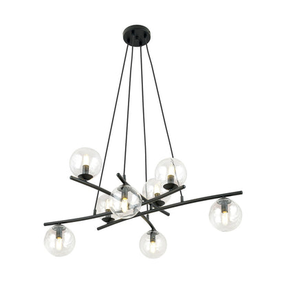 Essa 8 Light Pendant Black