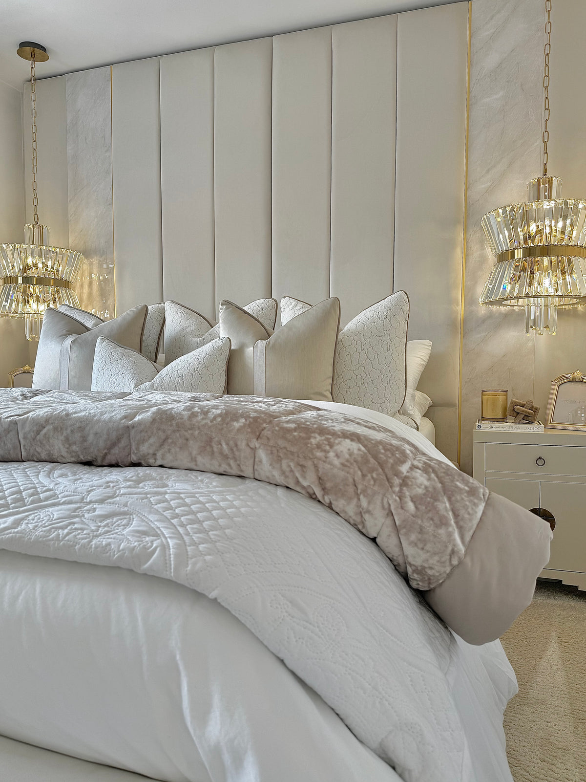 Aurelia Gold 8 Light Crystal Chandelier