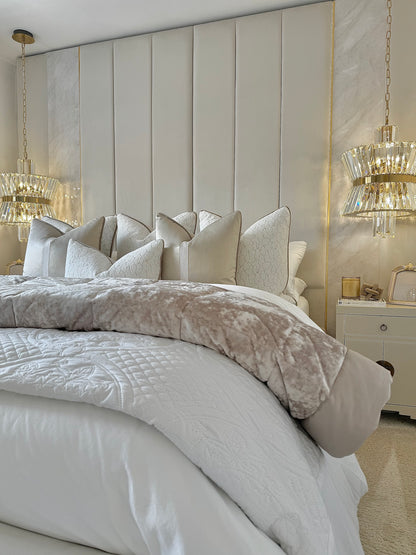 Aurelia Gold 8 Light Crystal Chandelier